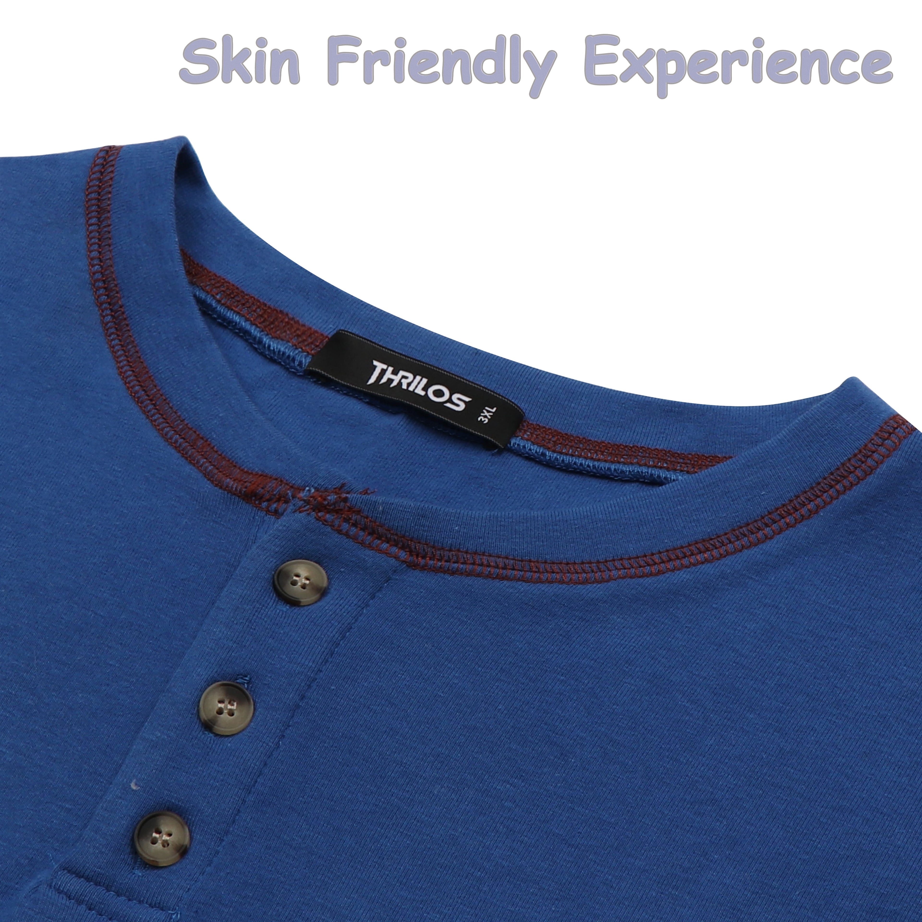 Sweatshirts for Men Henley Casual Long Sleeve Shirts Lightweight Front Placket Fit T Shirts